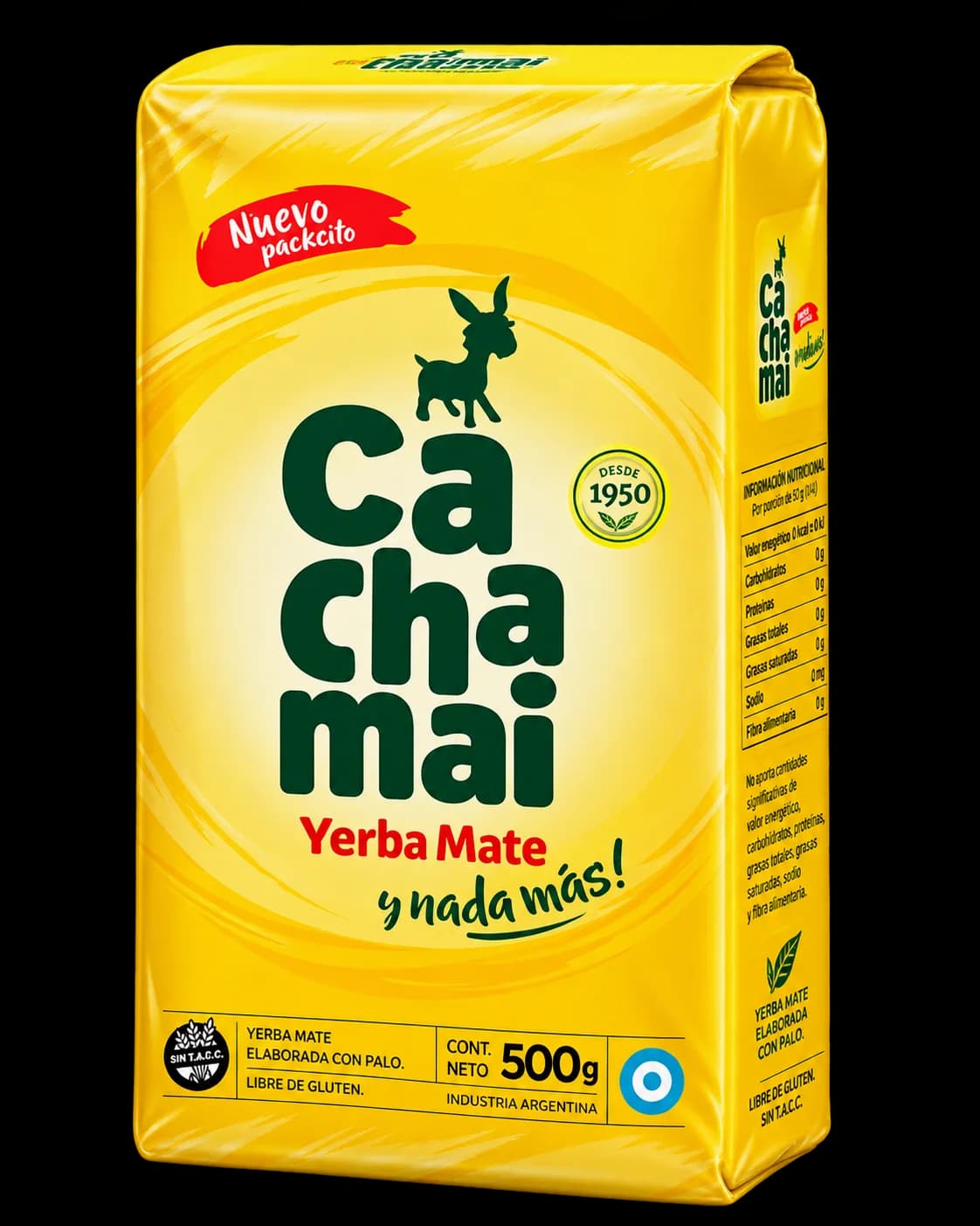 Paquete de yerba mate Cachamai Yerba Mate