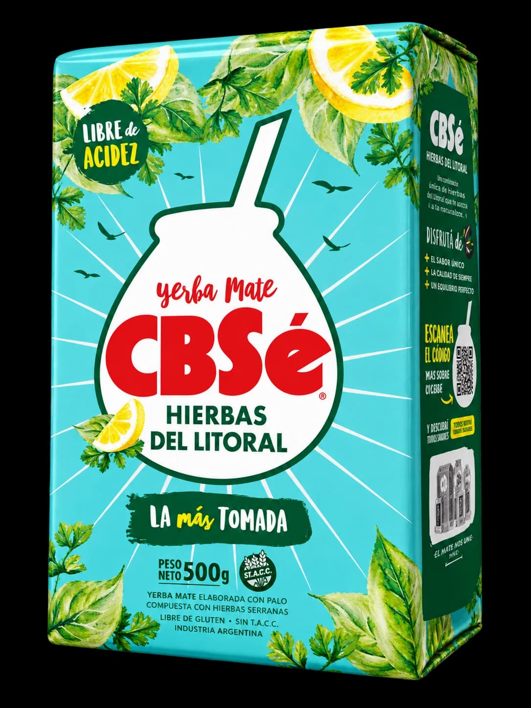Paquete de yerba mate CBSé Hierbas del Litoral