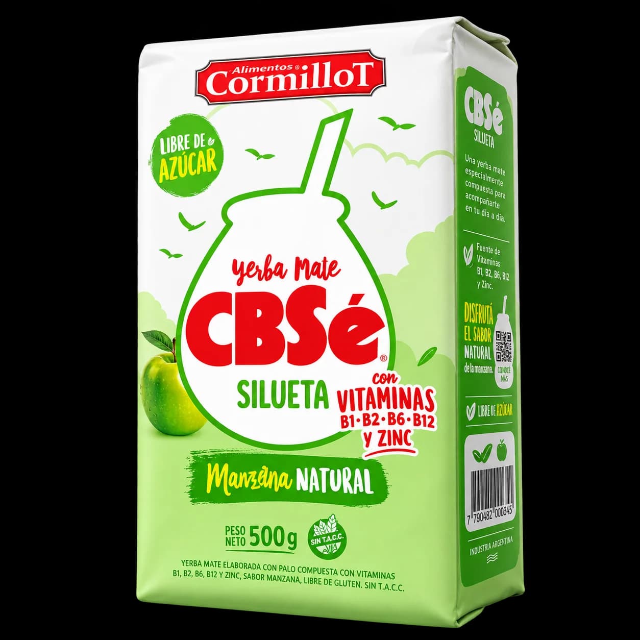 Paquete de yerba mate CBSé Silueta