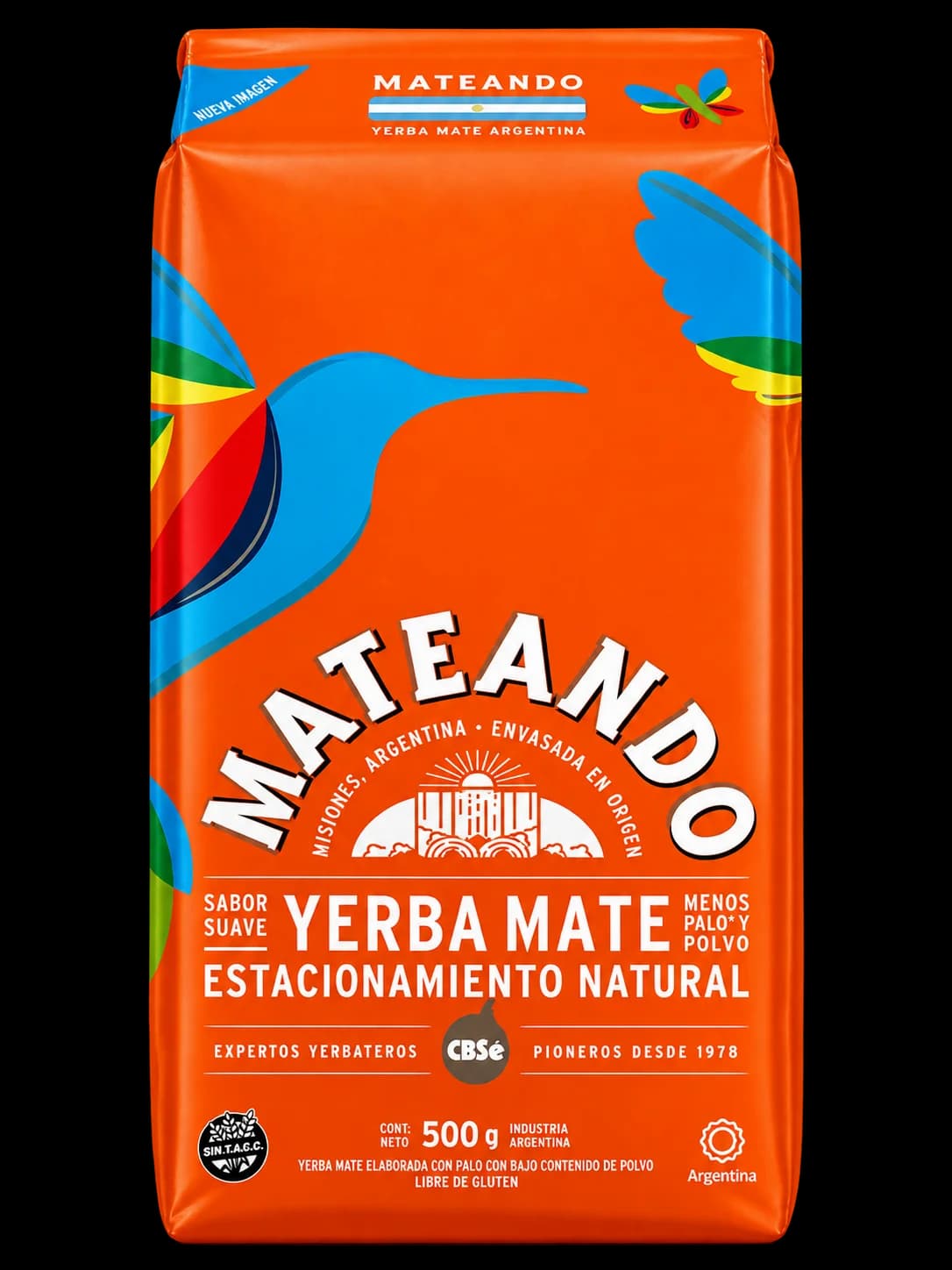 Paquete de yerba mate Mateando Mateando