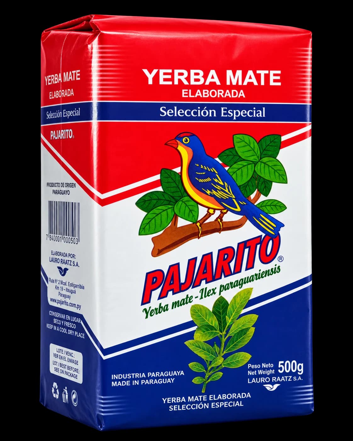 Paquete de yerba mate Pajarito Selección Especial
