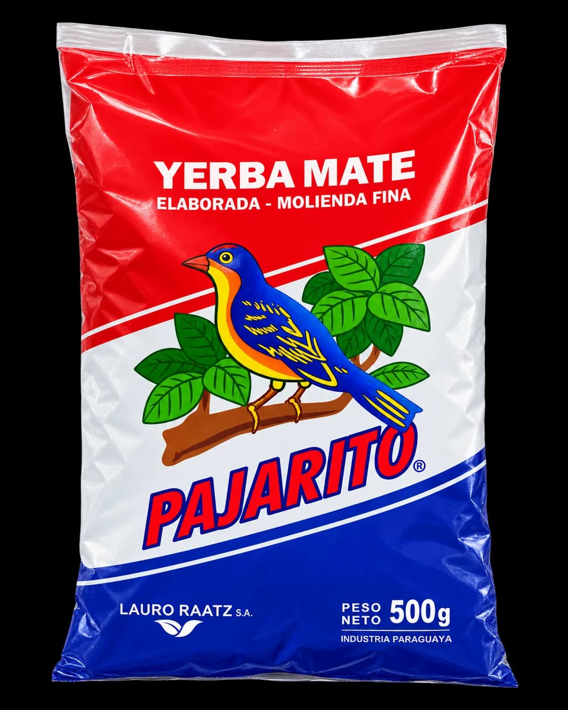 Paquete de yerba mate Pajarito Tradicional molienda fina