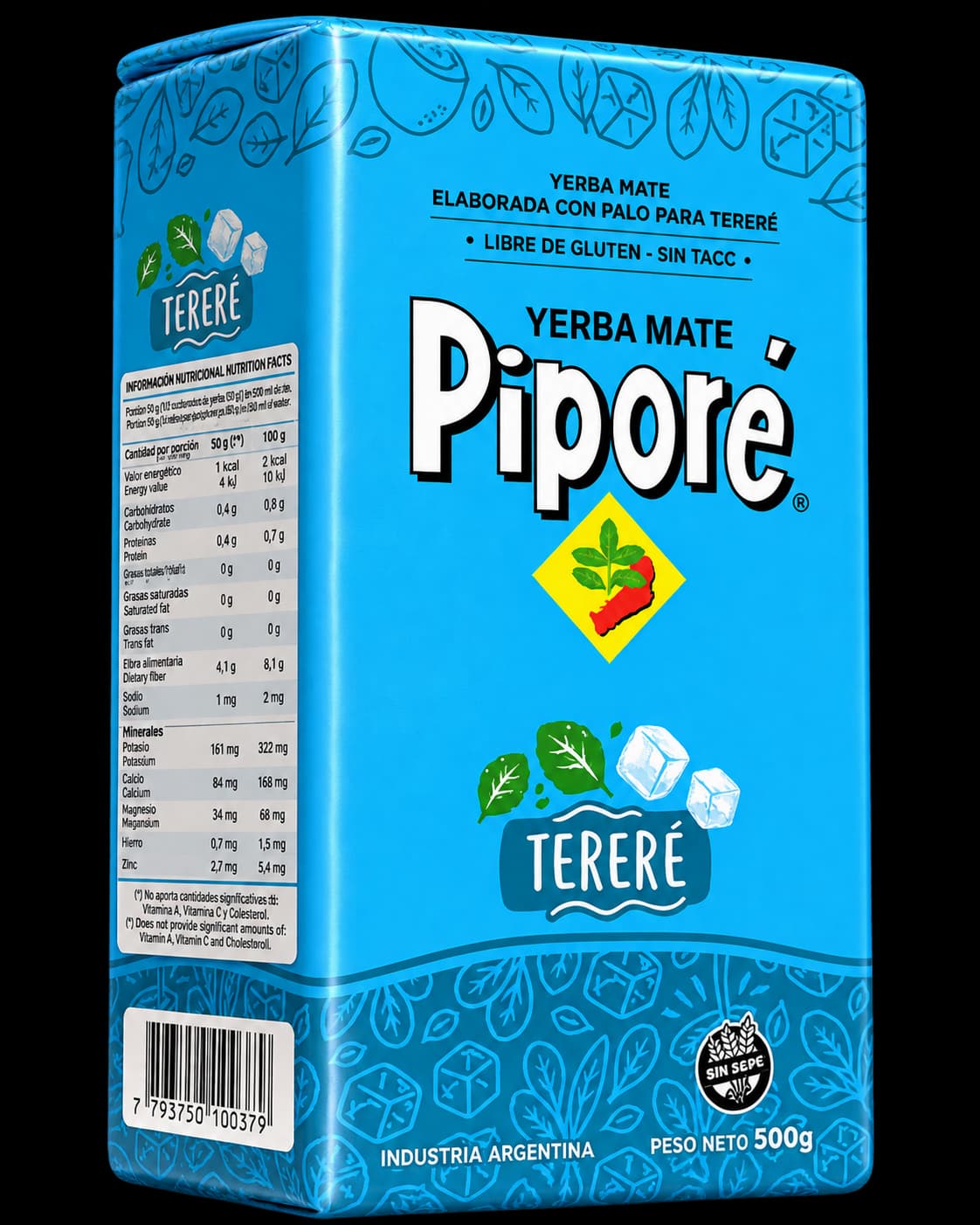Paquete de yerba mate Piporé Para Tereré
