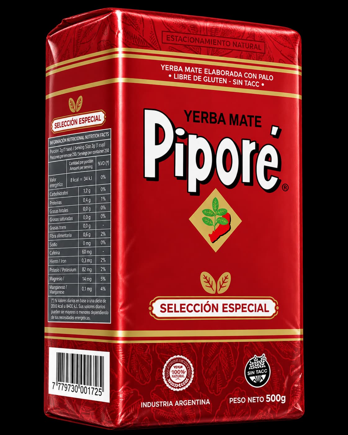 Paquete de yerba mate Piporé Selección Especial
