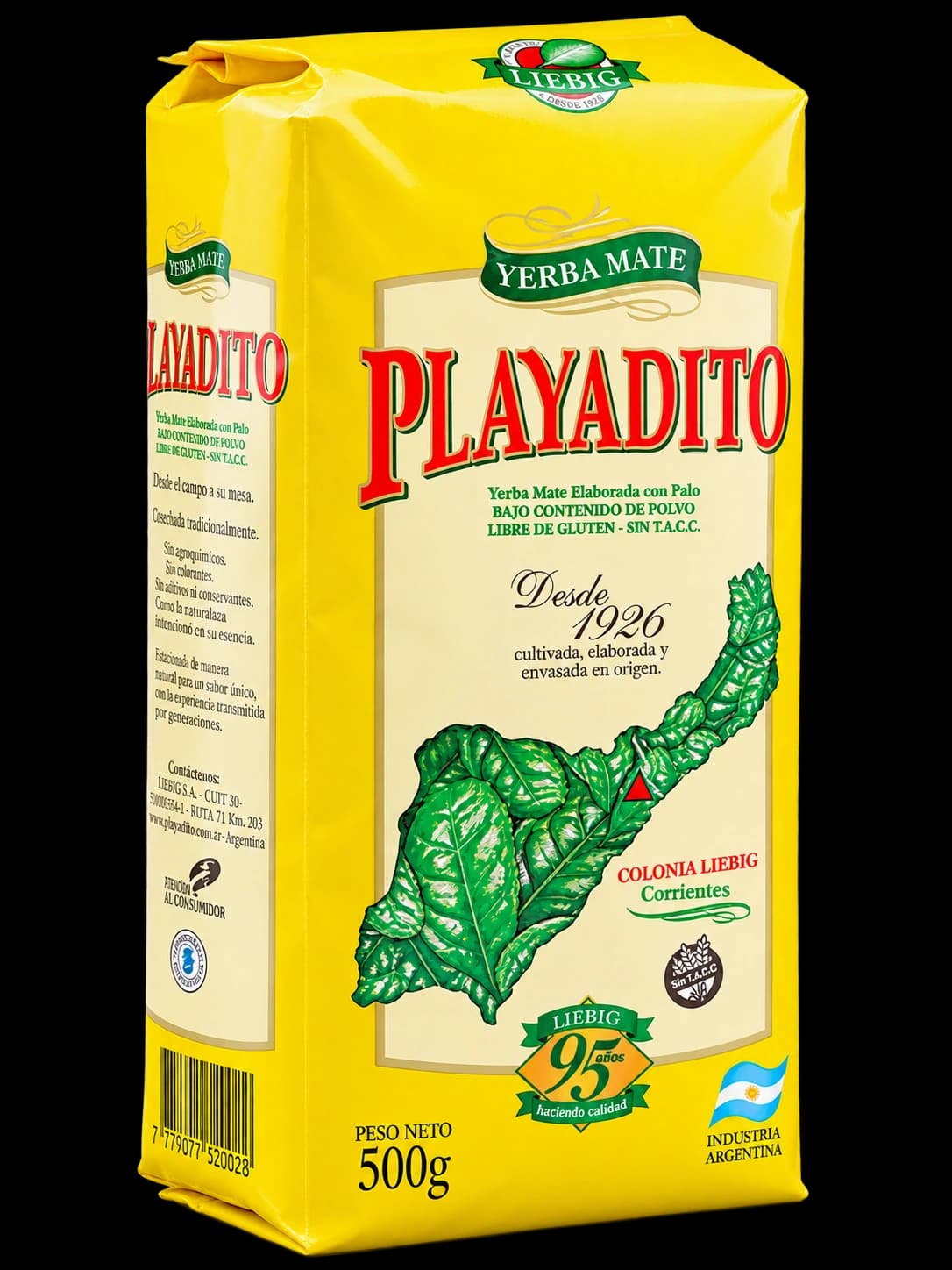 Paquete de 500 g de Playadito Elaborada con Palo