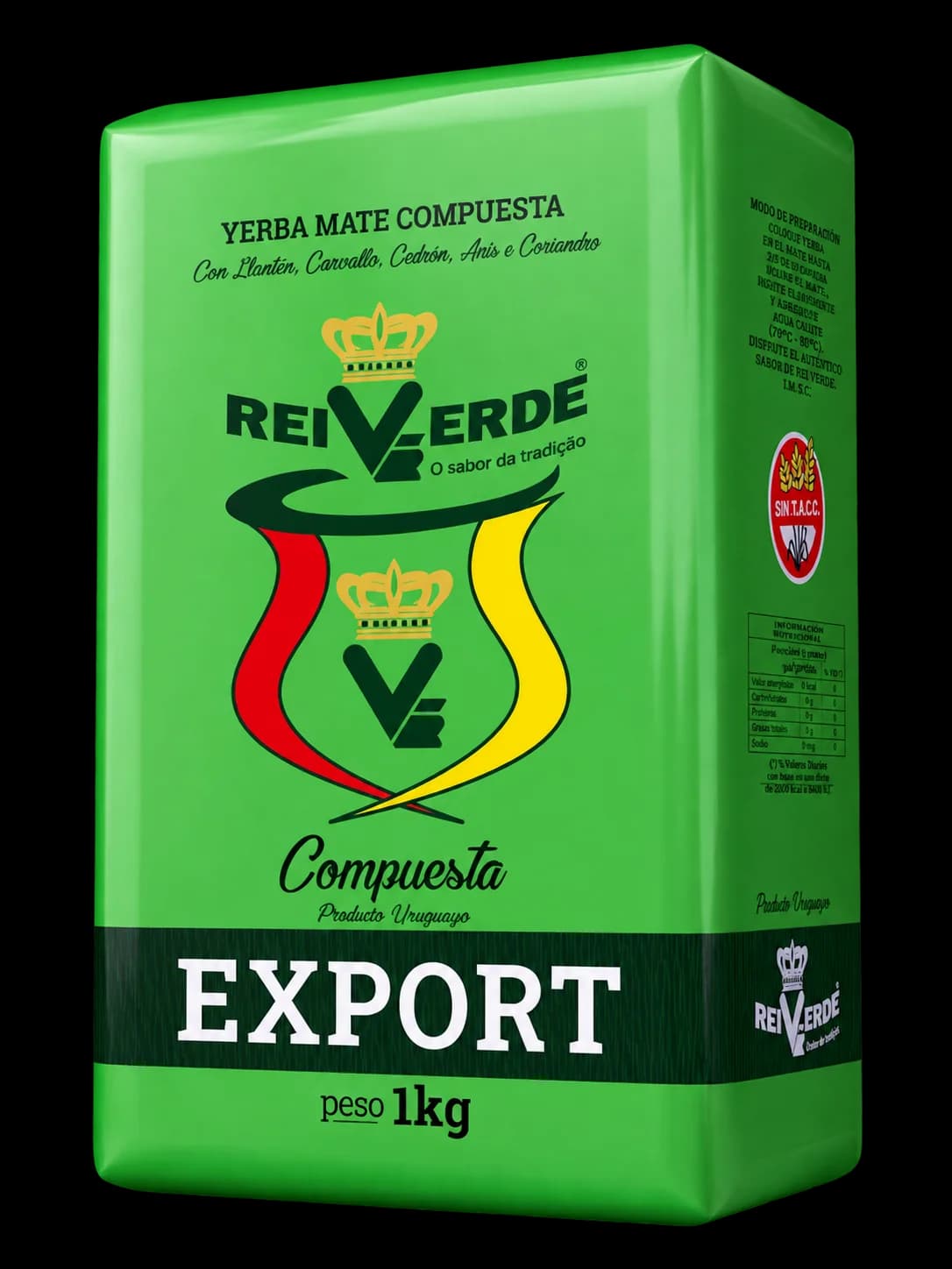 Paquete de yerba mate Rei Verde Export Compuesta