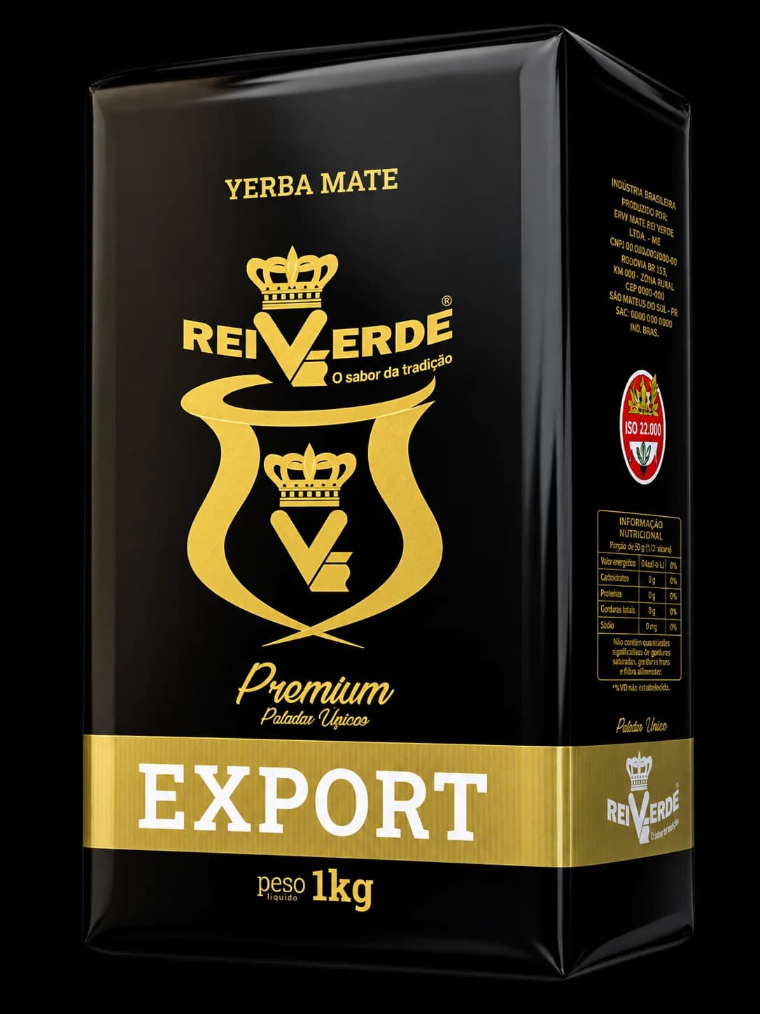 Paquete de yerba mate Rei Verde Export Premium