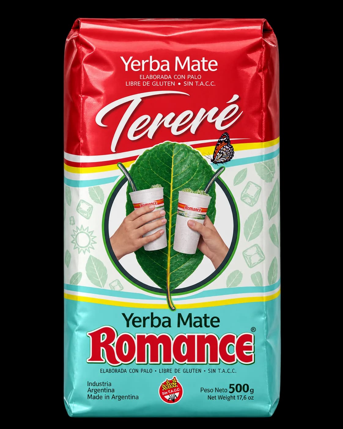 Paquete de yerba mate Romance Tereré