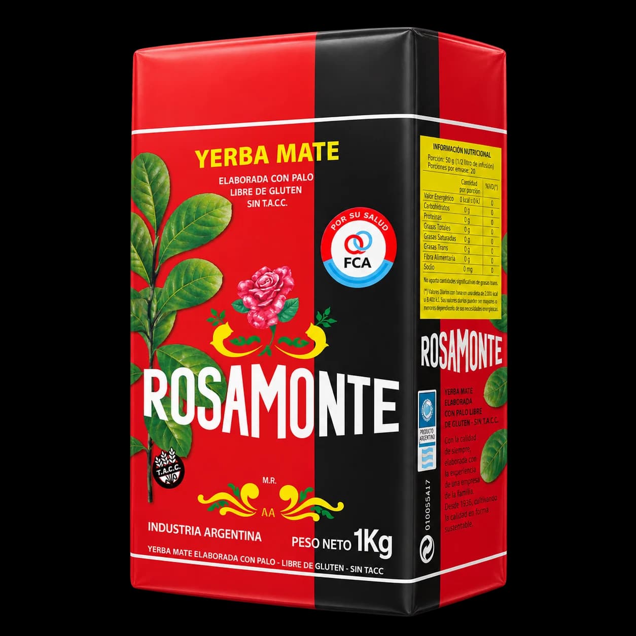 Paquete de yerba mate Rosamonte Tradicional